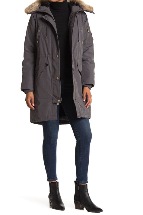 michael kors missy faux fur down fill anorak|Faux Fur Lined Parka .